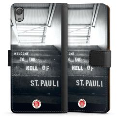 Sideflip mit langer Lasche schwarz