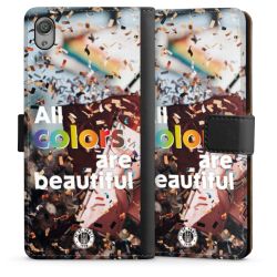 Sideflip mit langer Lasche schwarz