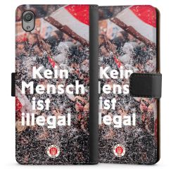 Sideflip mit langer Lasche schwarz