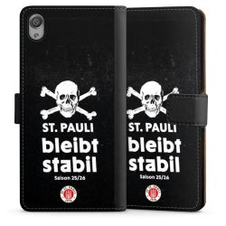 Sideflip mit langer Lasche schwarz