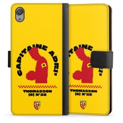 Sideflip mit langer Lasche schwarz