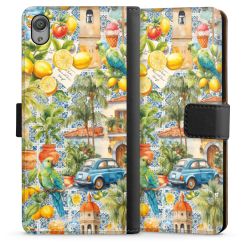 Sideflip mit langer Lasche schwarz