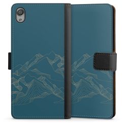 Sideflip mit langer Lasche schwarz