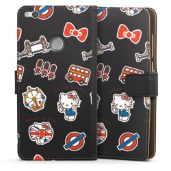 Sideflip mit langer Lasche schwarz