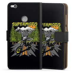 Sideflip mit langer Lasche schwarz