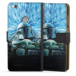 Sideflip mit langer Lasche schwarz