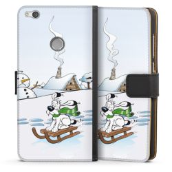 Sideflip mit langer Lasche schwarz