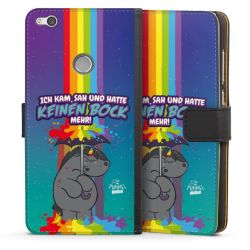 Sideflip mit langer Lasche schwarz