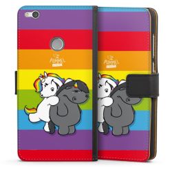 Sideflip mit langer Lasche schwarz