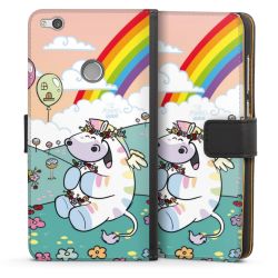 Sideflip mit langer Lasche schwarz