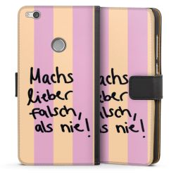 Sideflip mit langer Lasche schwarz