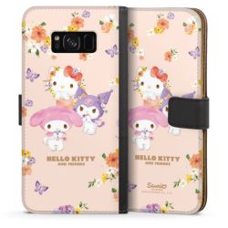 Sideflip mit langer Lasche schwarz