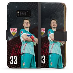 Sideflip mit langer Lasche schwarz