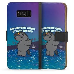 Sideflip mit langer Lasche schwarz