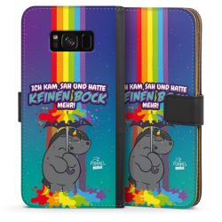 Sideflip mit langer Lasche schwarz