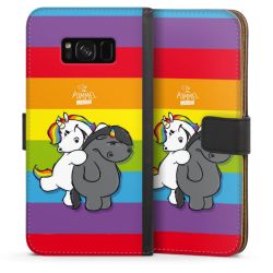 Sideflip mit langer Lasche schwarz