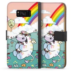 Sideflip mit langer Lasche schwarz