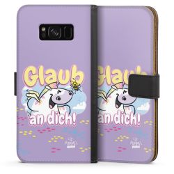 Sideflip mit langer Lasche schwarz