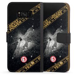 Sideflip mit langer Lasche schwarz