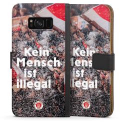 Sideflip mit langer Lasche schwarz