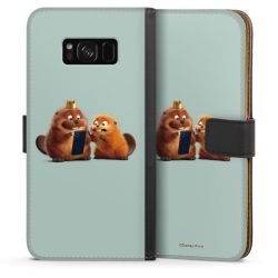 Sideflip mit langer Lasche schwarz