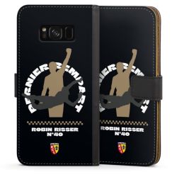 Sideflip mit langer Lasche schwarz