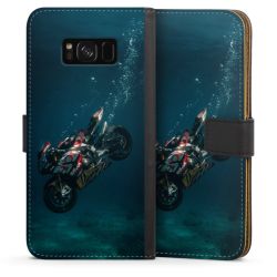 Sideflip mit langer Lasche schwarz