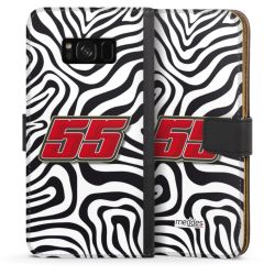 Sideflip mit langer Lasche schwarz