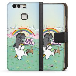 Sideflip mit langer Lasche schwarz