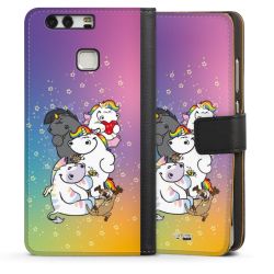 Sideflip mit langer Lasche schwarz