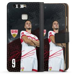 Sideflip mit langer Lasche schwarz