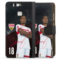 Sideflip mit langer Lasche schwarz