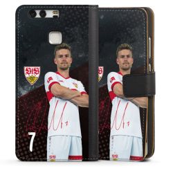 Sideflip mit langer Lasche schwarz