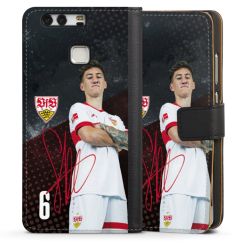 Sideflip mit langer Lasche schwarz