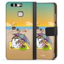 Sideflip mit langer Lasche schwarz