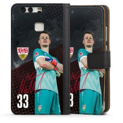 Sideflip mit langer Lasche schwarz