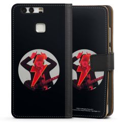 Sideflip mit langer Lasche schwarz