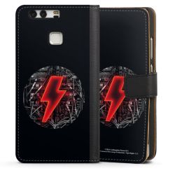 Sideflip mit langer Lasche schwarz