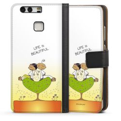 Sideflip mit langer Lasche schwarz