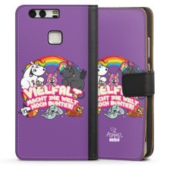 Sideflip mit langer Lasche schwarz