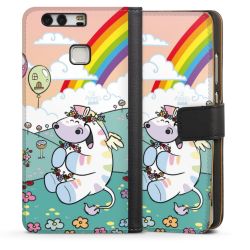 Sideflip mit langer Lasche schwarz