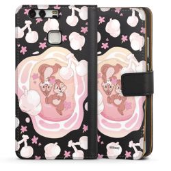 Sideflip mit langer Lasche schwarz