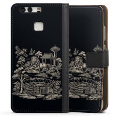 Sideflip mit langer Lasche schwarz