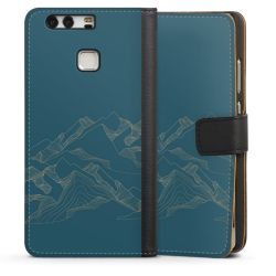 Sideflip mit langer Lasche schwarz