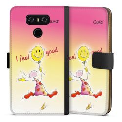 Sideflip mit langer Lasche schwarz