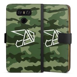 Sideflip mit langer Lasche schwarz