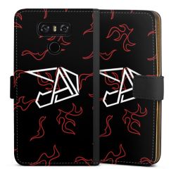 Sideflip mit langer Lasche schwarz