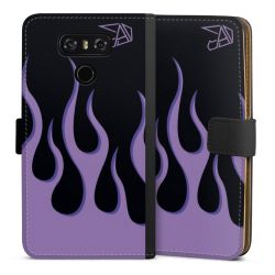 Sideflip mit langer Lasche schwarz