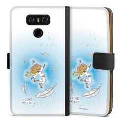 Sideflip mit langer Lasche schwarz