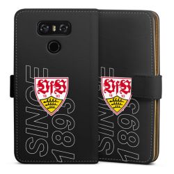 Sideflip mit langer Lasche schwarz